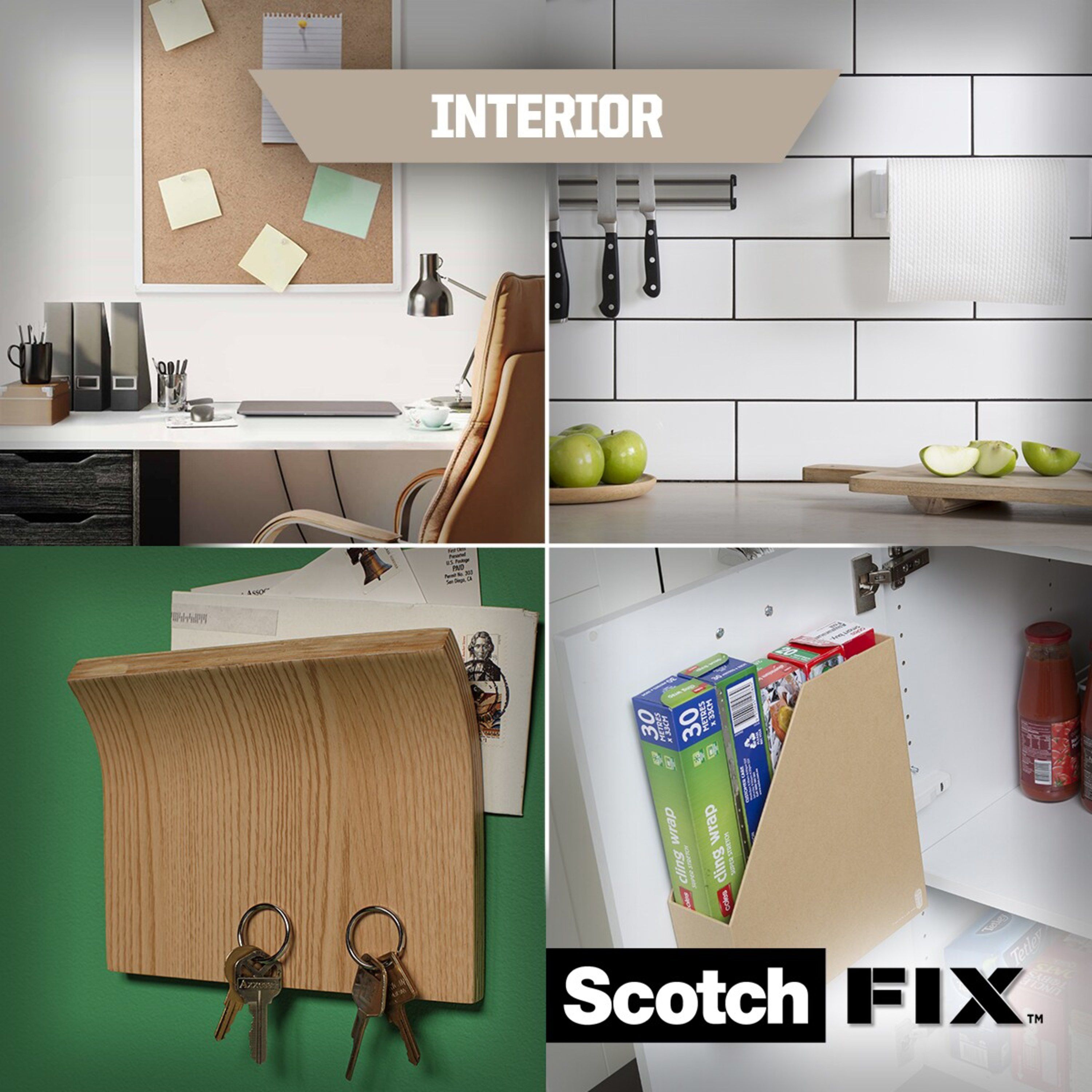 3M Scotch-Fix Interior Green Mounting Tape (L)5m (W)19mm - 10