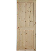 4 panel Bandon Unglazed Internal Door, (H)1981mm (W)762mm (T)44mm