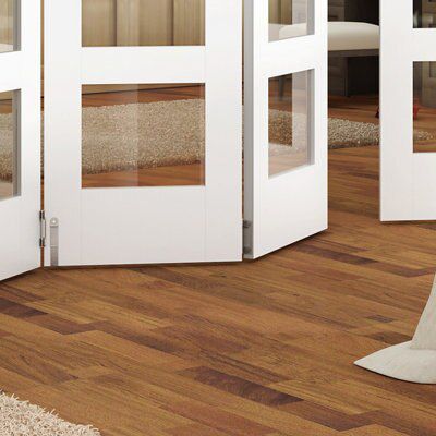 4 panel Clear Glazed Shaker White MDF Internal Folding Door set, (H)1981mm (W)2440mm
