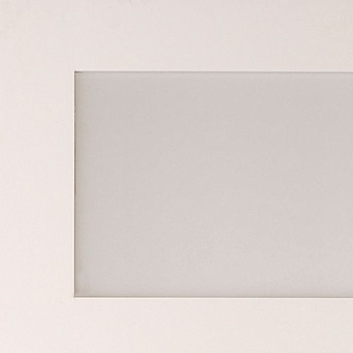 4 panel Glazed Shaker White Internal Door, (H)1981mm (W)686mm (T)35mm