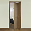 4 panel Oak veneer Internal Bi-fold Door set, (H)1945mm (W)753mm