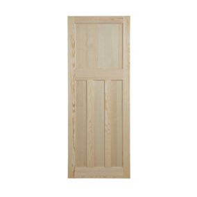 4 panel Traditional Clear pine LH & RH Internal Door, (H)1981mm (W)686mm