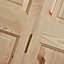 4 panel Unglazed Knotty pine Internal Bi-fold Door set, (H)1981mm (W)686mm