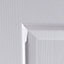 4 panel Unglazed White Woodgrain effect Internal Door, (H)1981mm (W)686mm (T)35mm