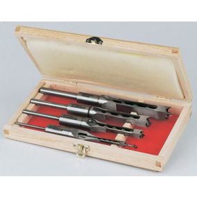 4 piece Round Drill bit set