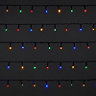 400 Multicolour LED String lights Green cable