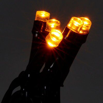 400 Warm white LED With timer String lights Green cable - 4