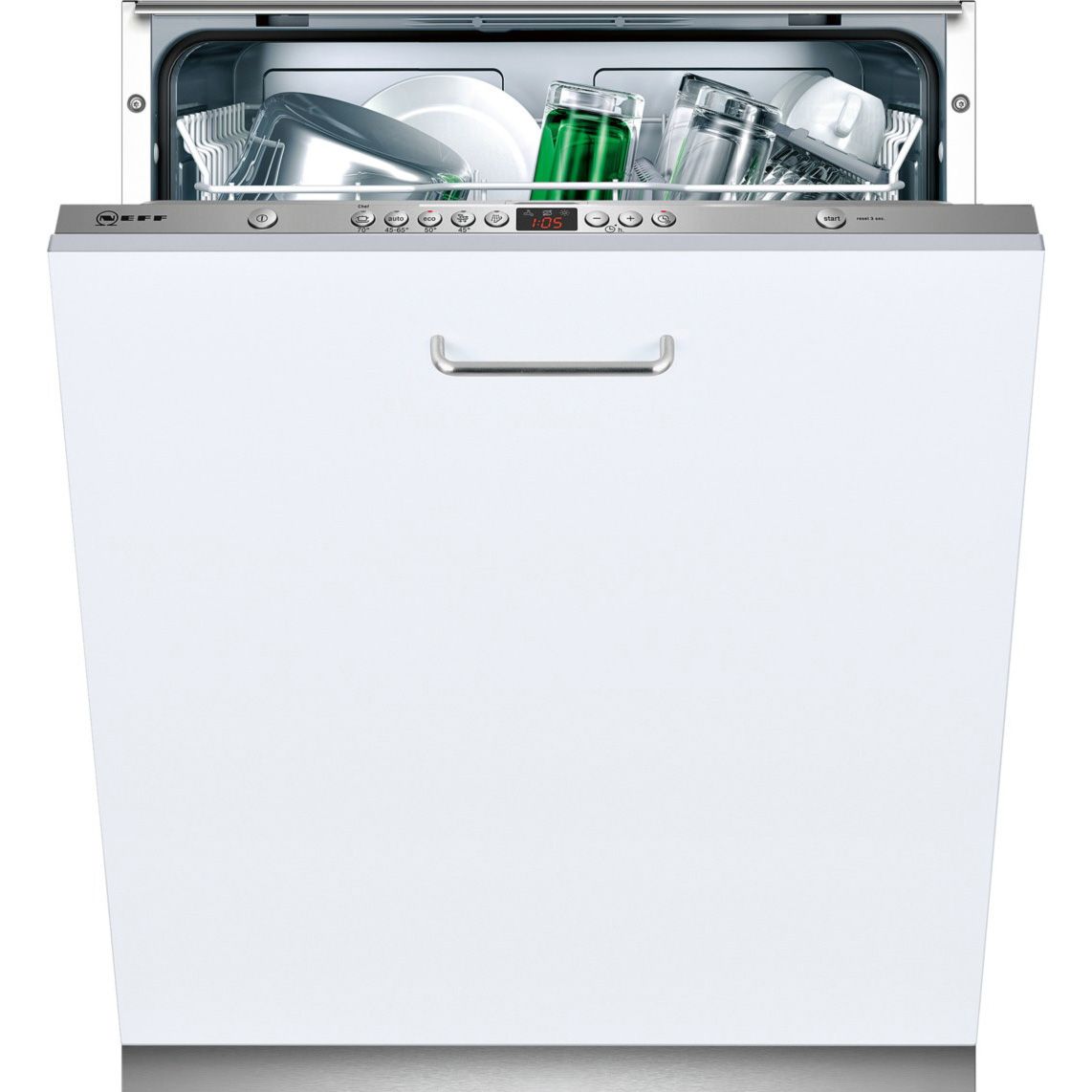 Neff S583C50X0G Integrated White Full Size Dishwasher