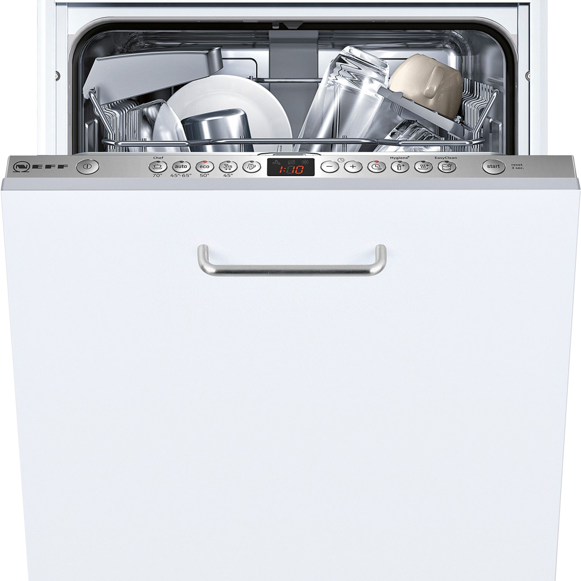 Neff S583C50X0G Integrated White Slimline Dishwasher