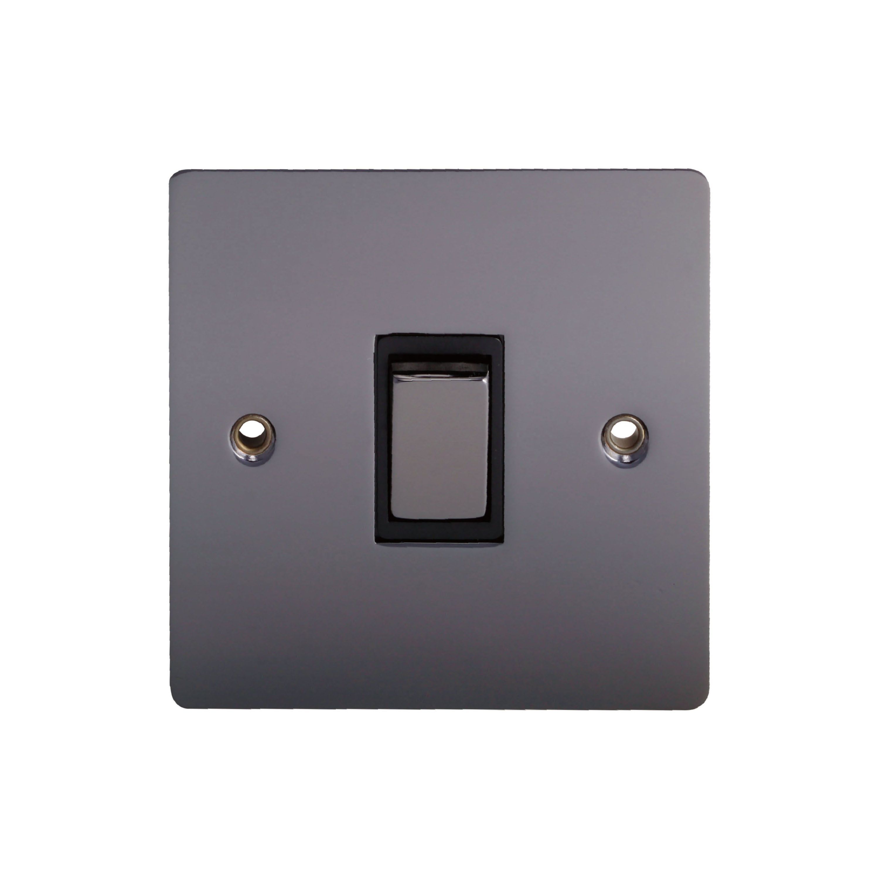 Holder 10A Black nickel effect Single Intermediate switch