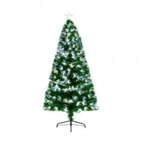 4ft Full Colour changing LED Pre-lit Fibre optic christmas tree