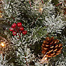 4ft Full Fairview Berry & cone Pre-lit Artificial Christmas tree