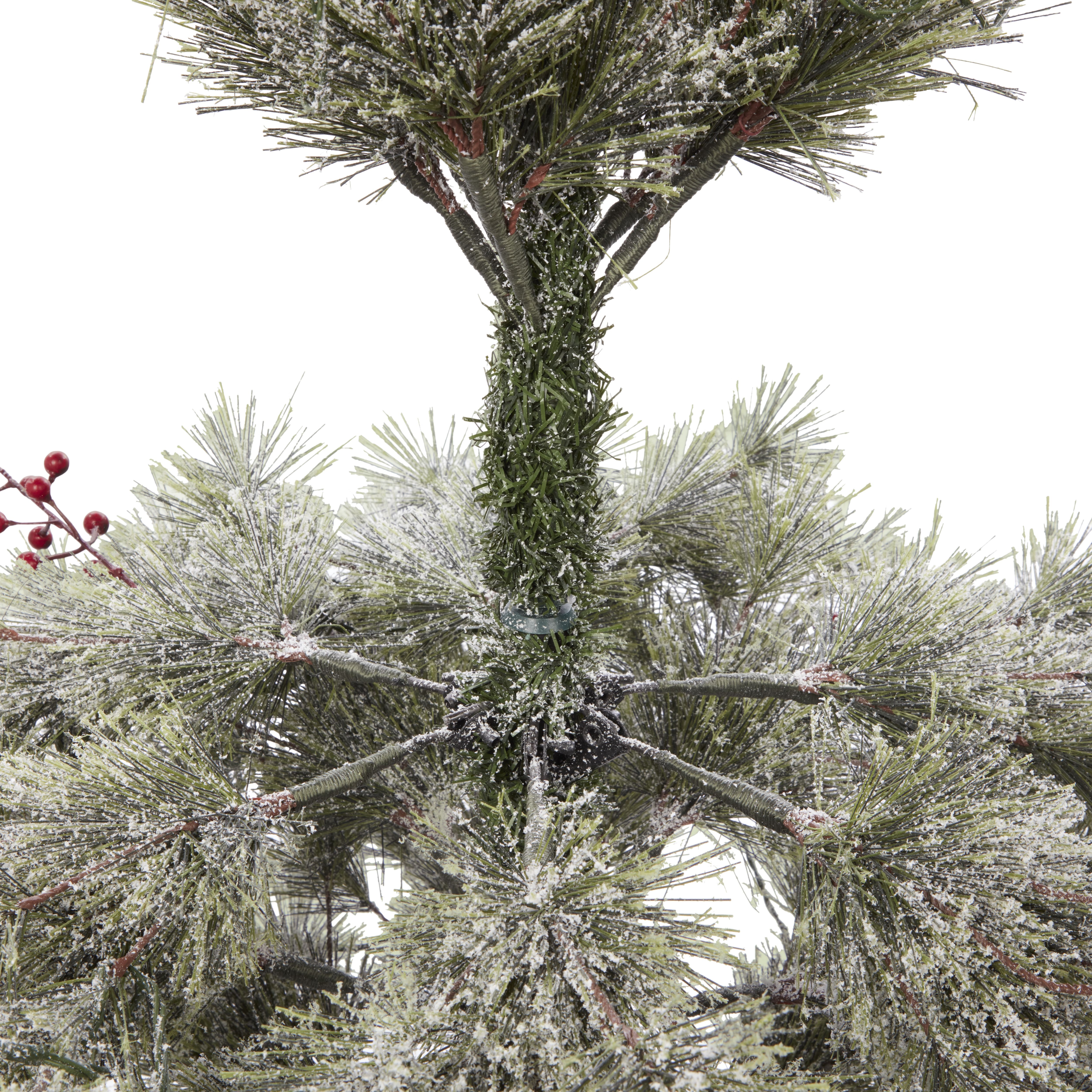 4ft Full Forrester Warm white LED Berries & Pine Cones Pre-lit Artificial christmas tree - 3