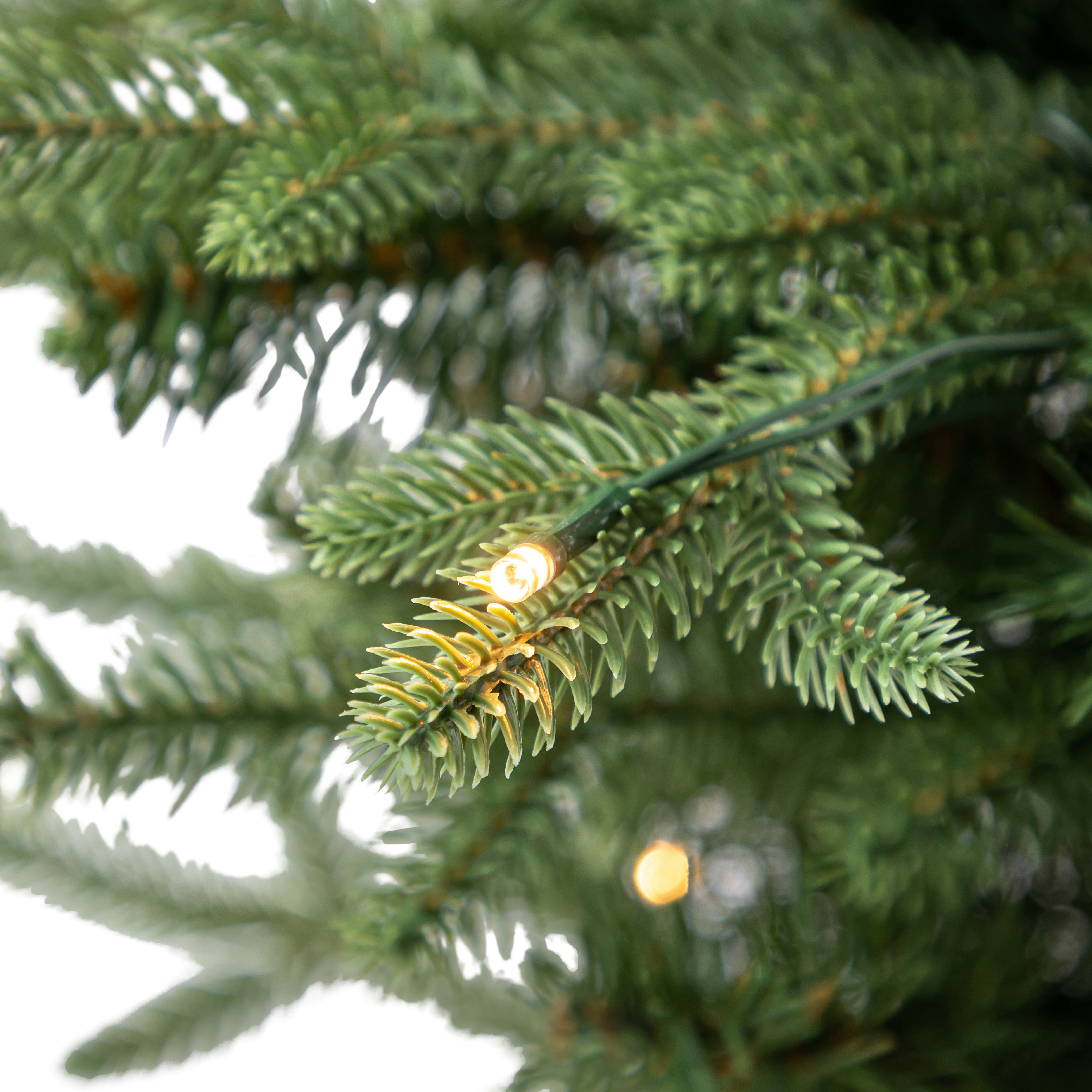 4ft Full Thetford Warm white LED Natural Pre-lit Artificial christmas tree - 5