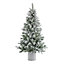 4ft Kabru Full looking snowy Artificial Christmas tree