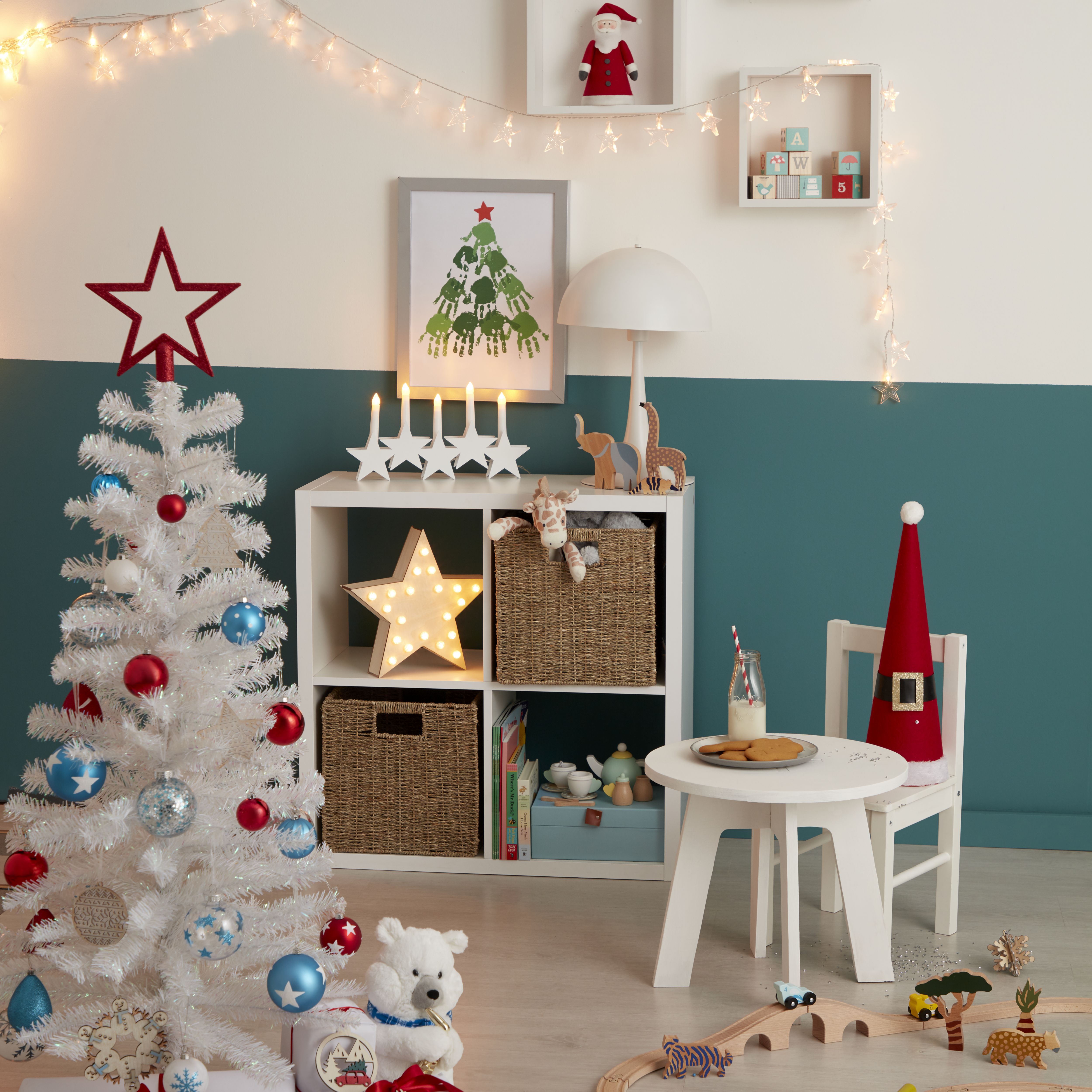 4ft Orelle Iridescent White Full Artificial Christmas tree - 4