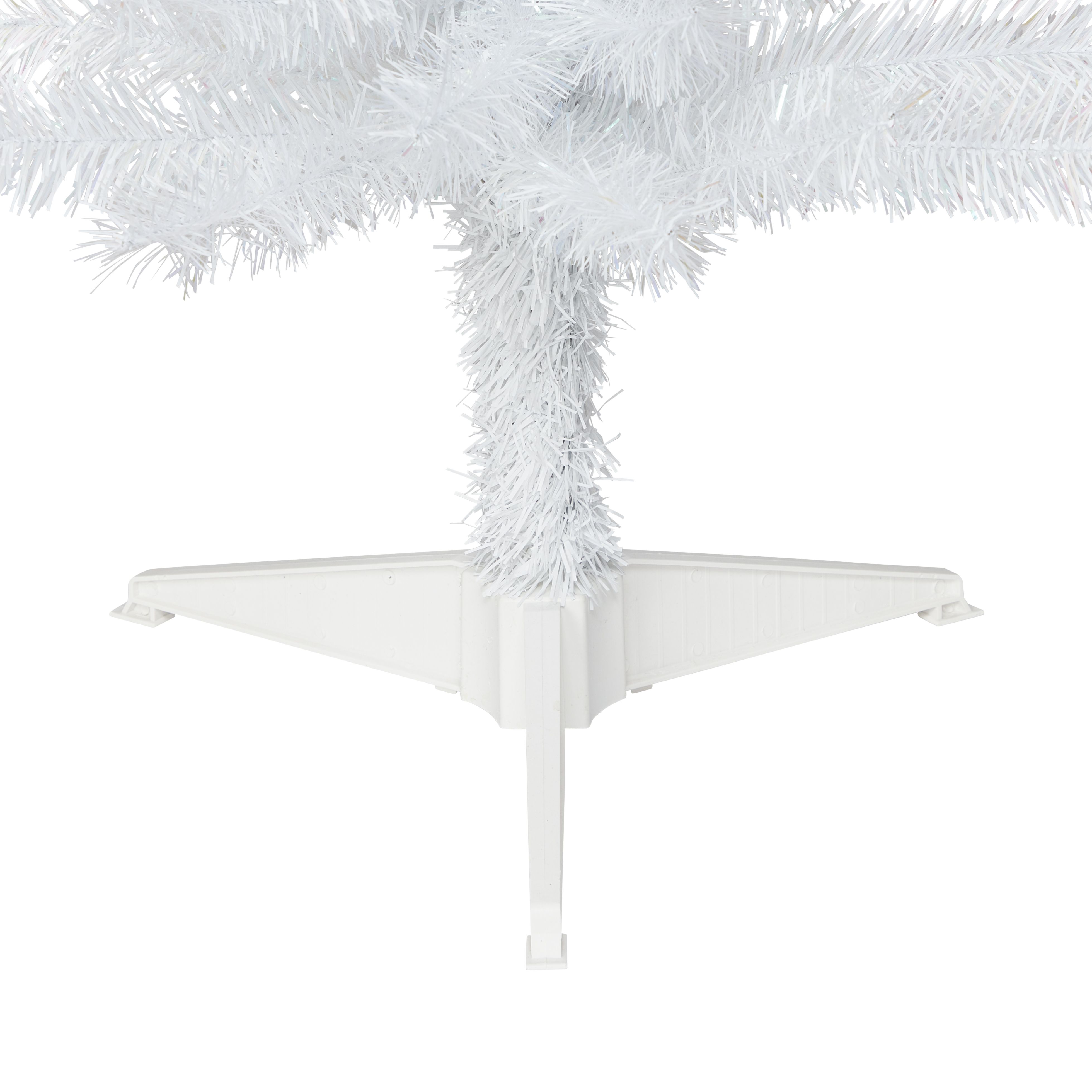 4ft Orelle Iridescent White Full Artificial Christmas tree - 3