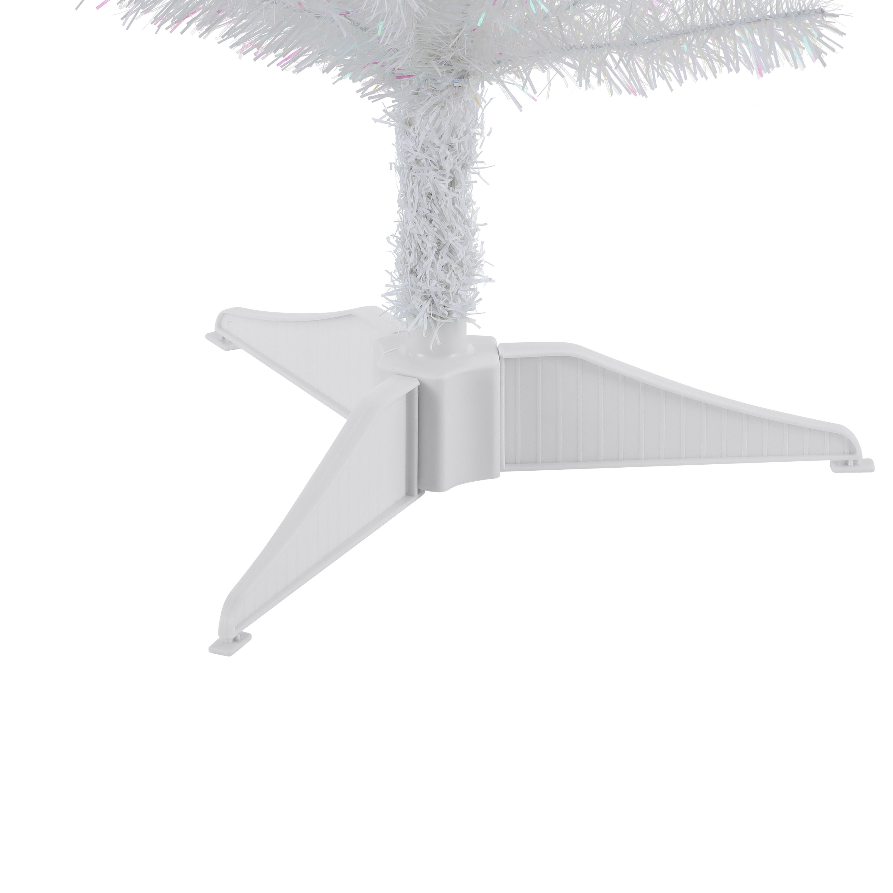 4ft Orelle Iridescent White Full Artificial Christmas tree - 6