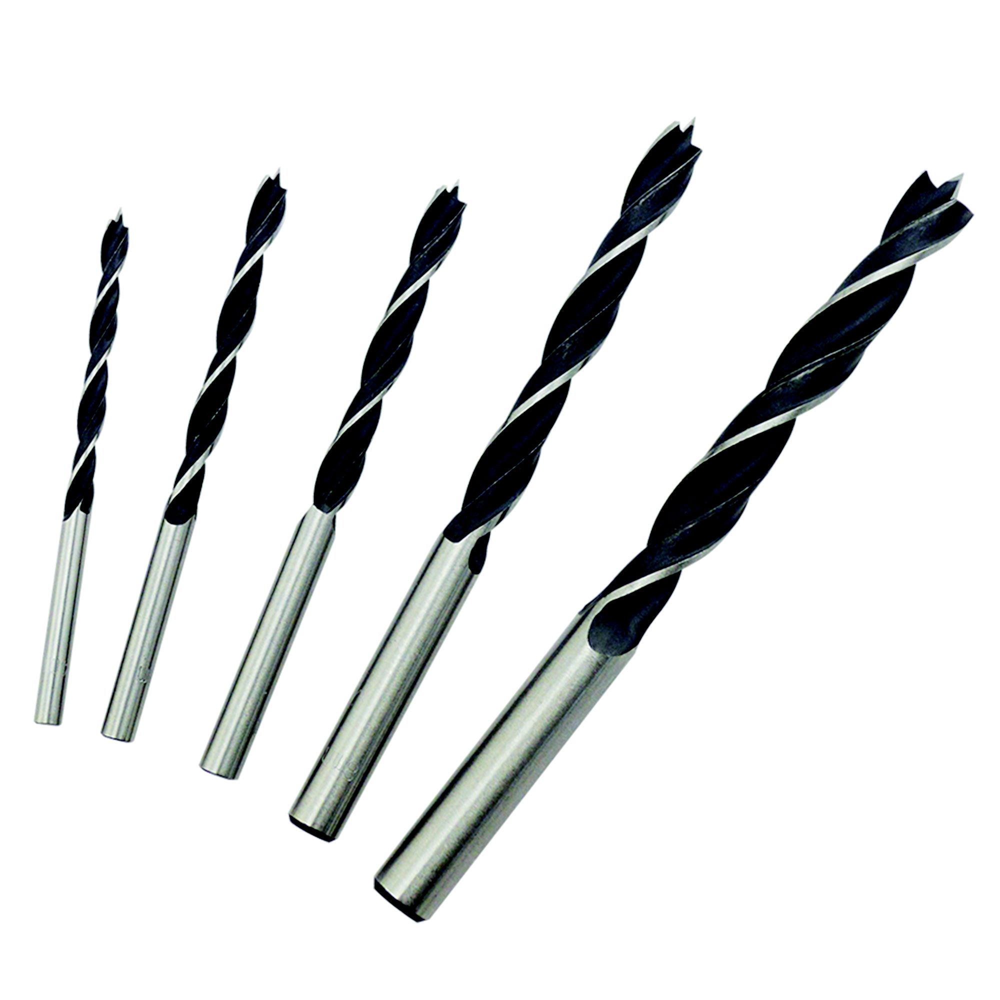4mm - 10mm 5 piece Brad point drill bit