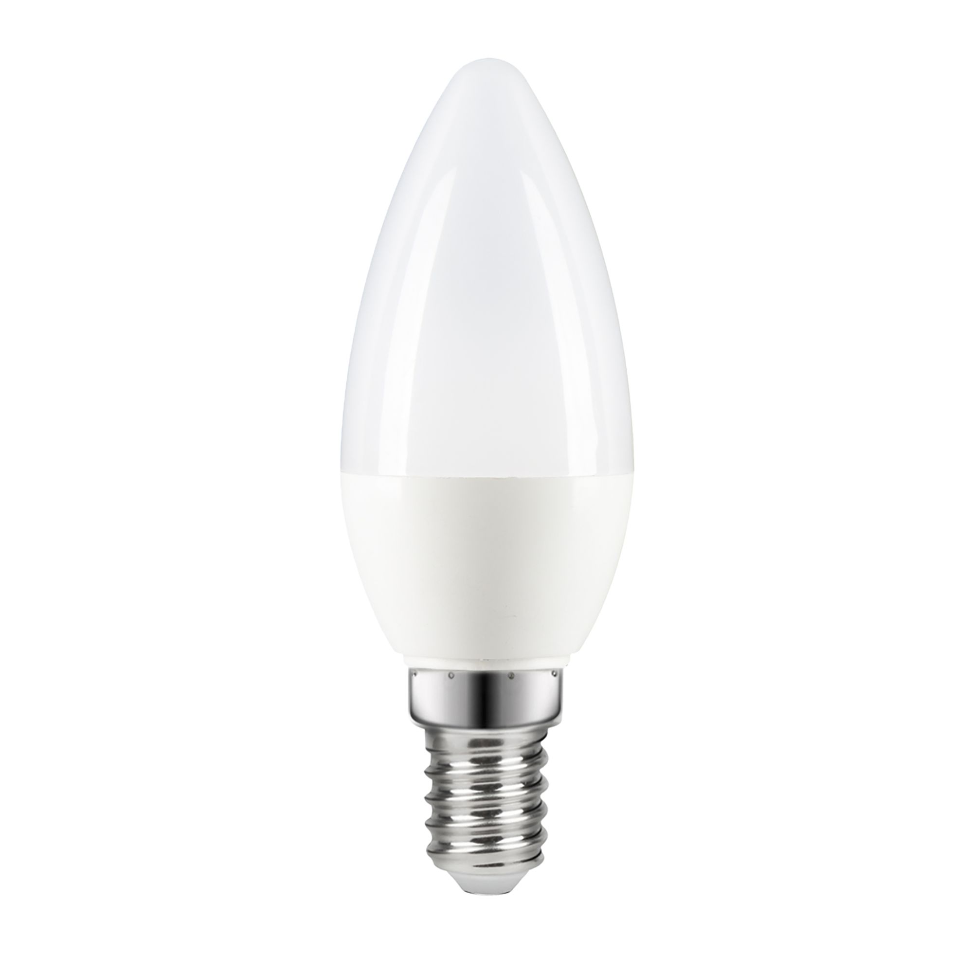4W 470lm Candle Neutral white LED Light bulb, Pack of 5