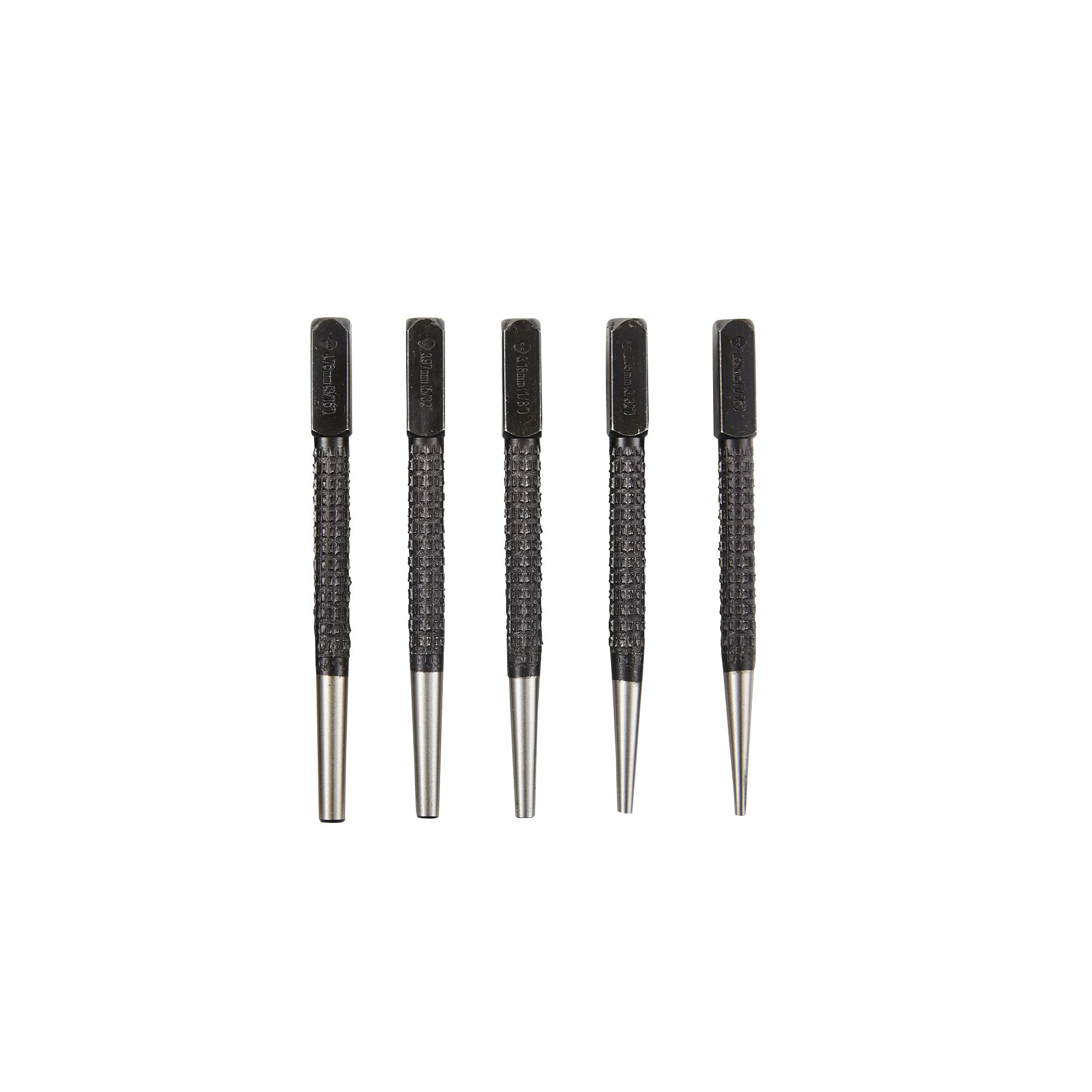 5 piece Nail Punch set