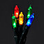 50 Multicolour Cluster string light LED String lights Green cable