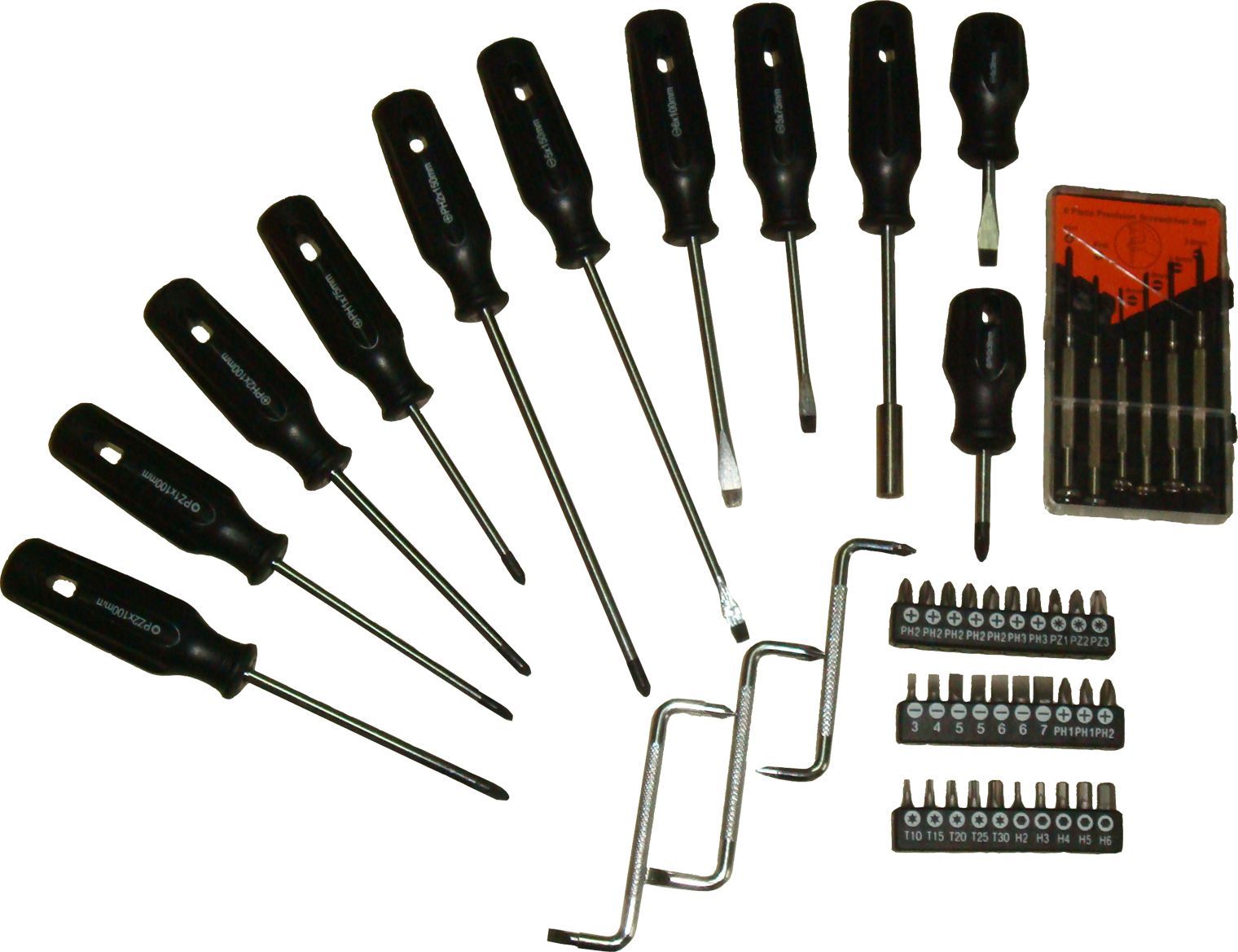 50 Piece Screwdriver set Mixed Screwdriver set DIY at B&Q