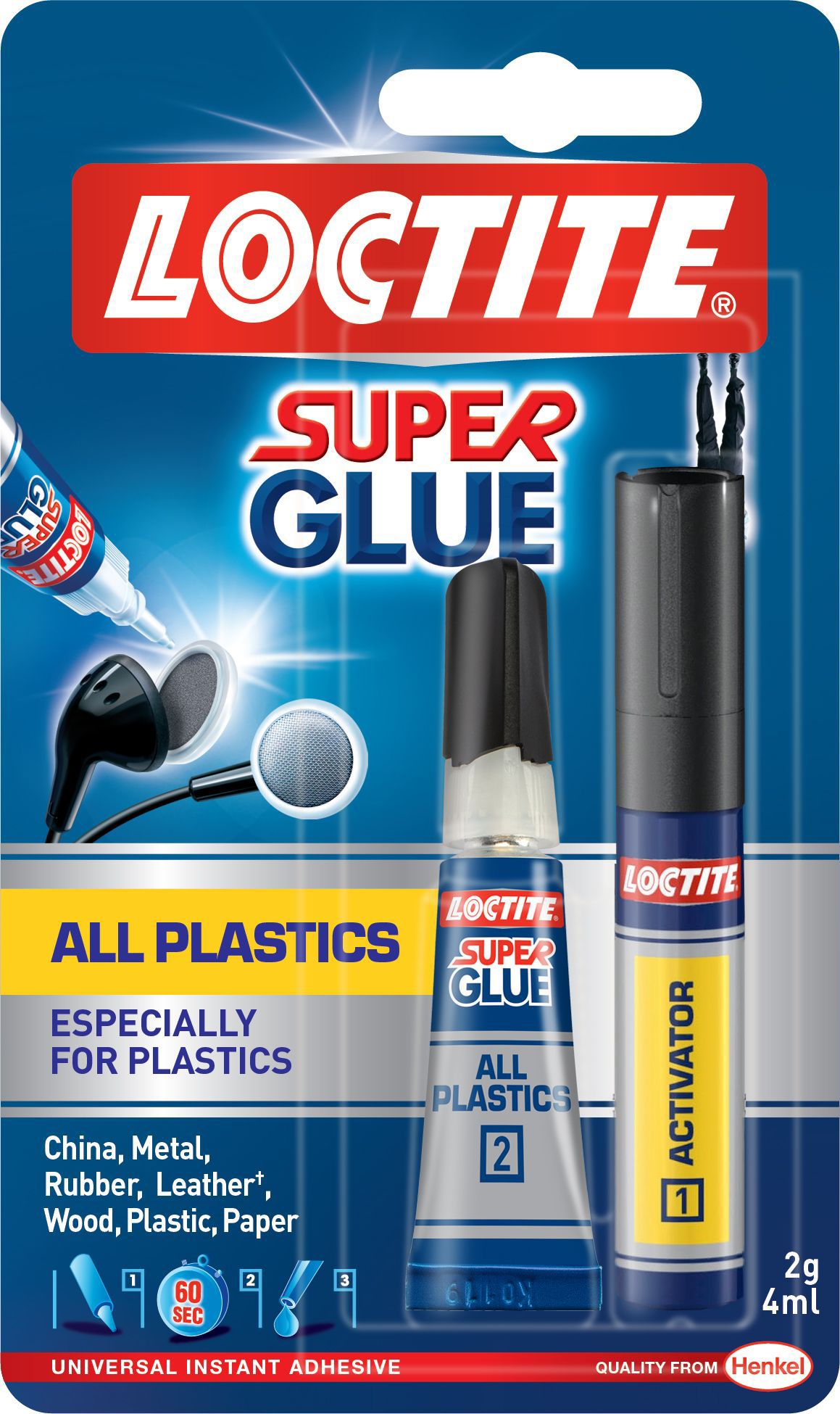 Loctite All Plastics Superglue 2g