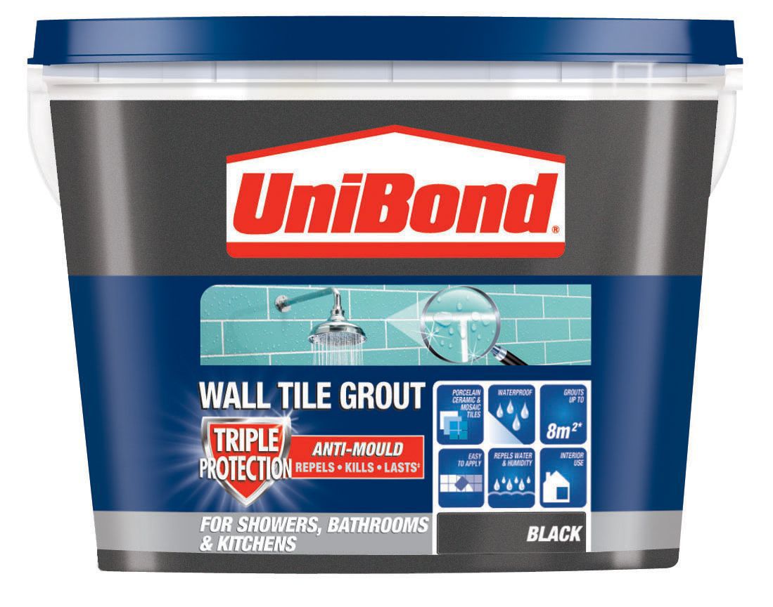 UniBond Black Grout, 1.38kg