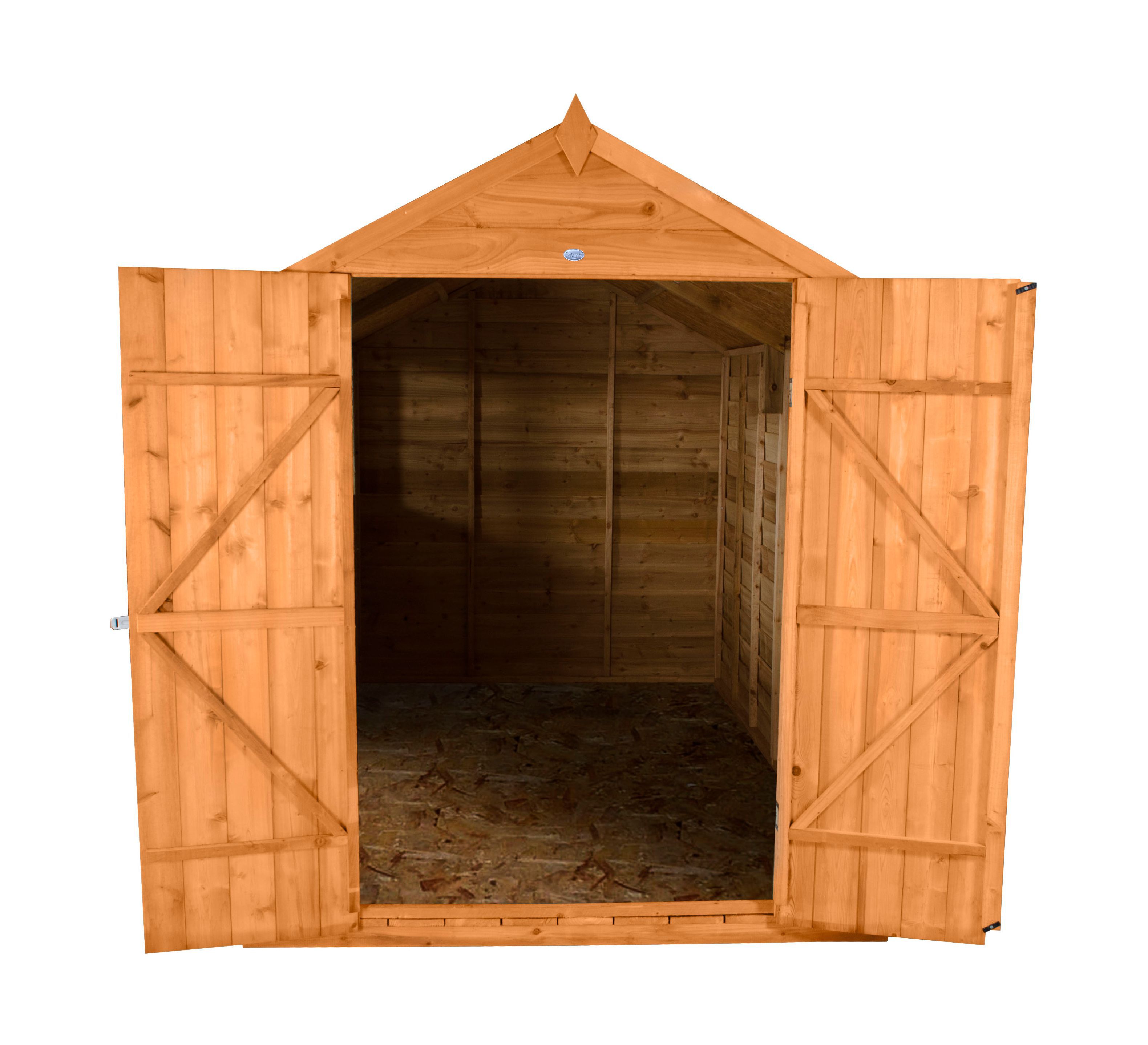 Forest Garden 10x6 Apex Overlap Wooden Shed - Assembly service included
