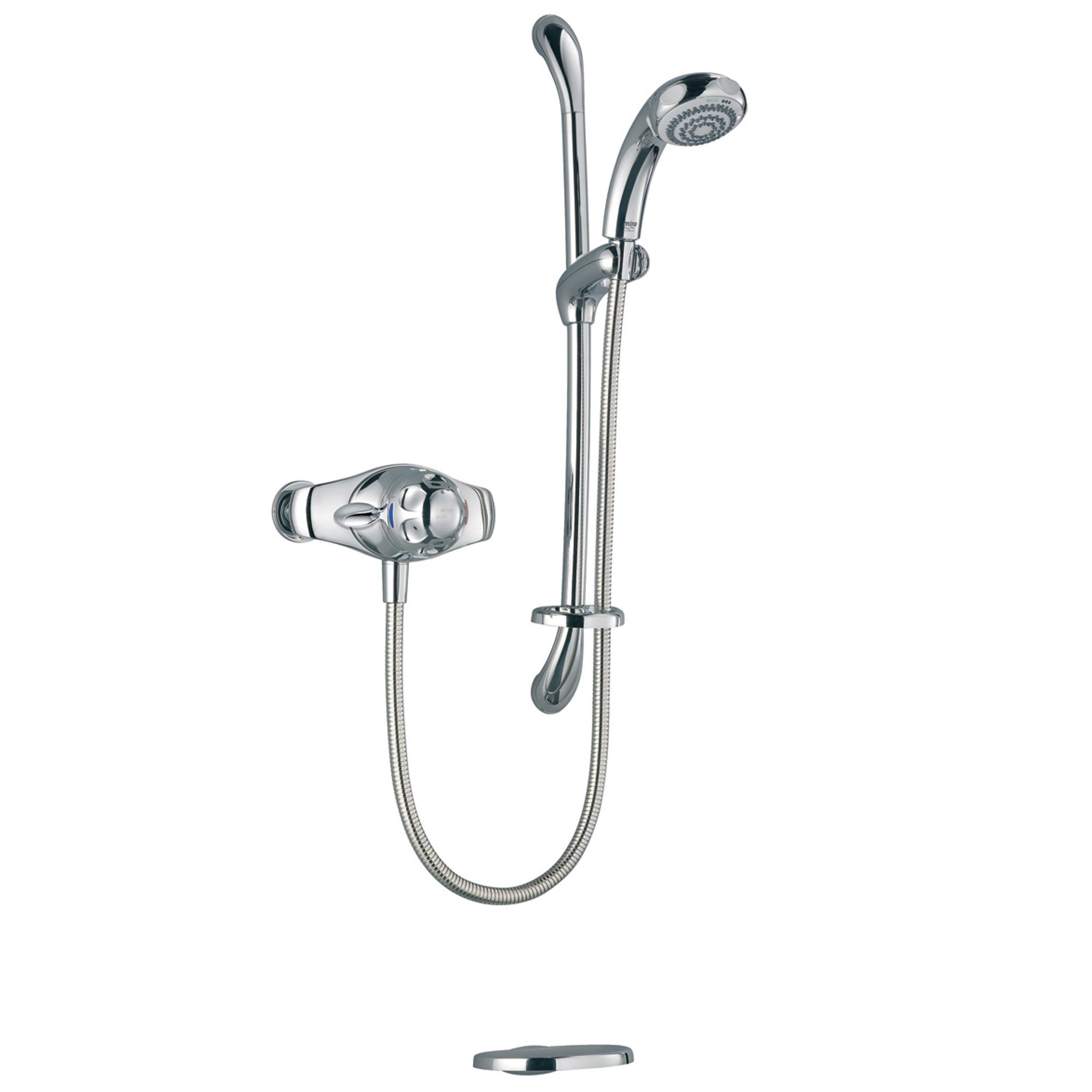 Mira Excel Chrome Effect Thermostatic Thermostatic Concentric Mixer