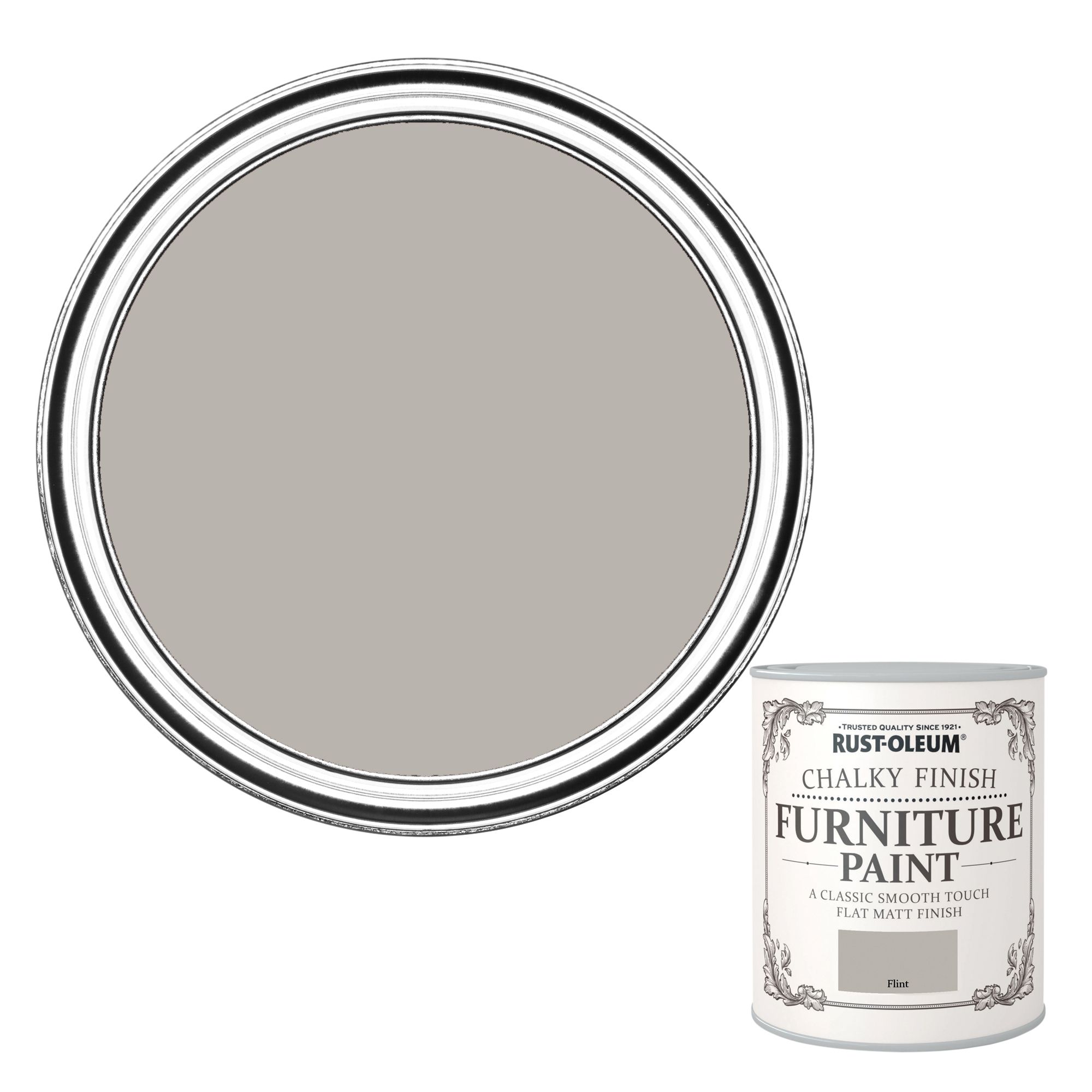 Rust-Oleum Flint Flat Matt Furniture Paint, 750Ml | Rust-Oleum | US