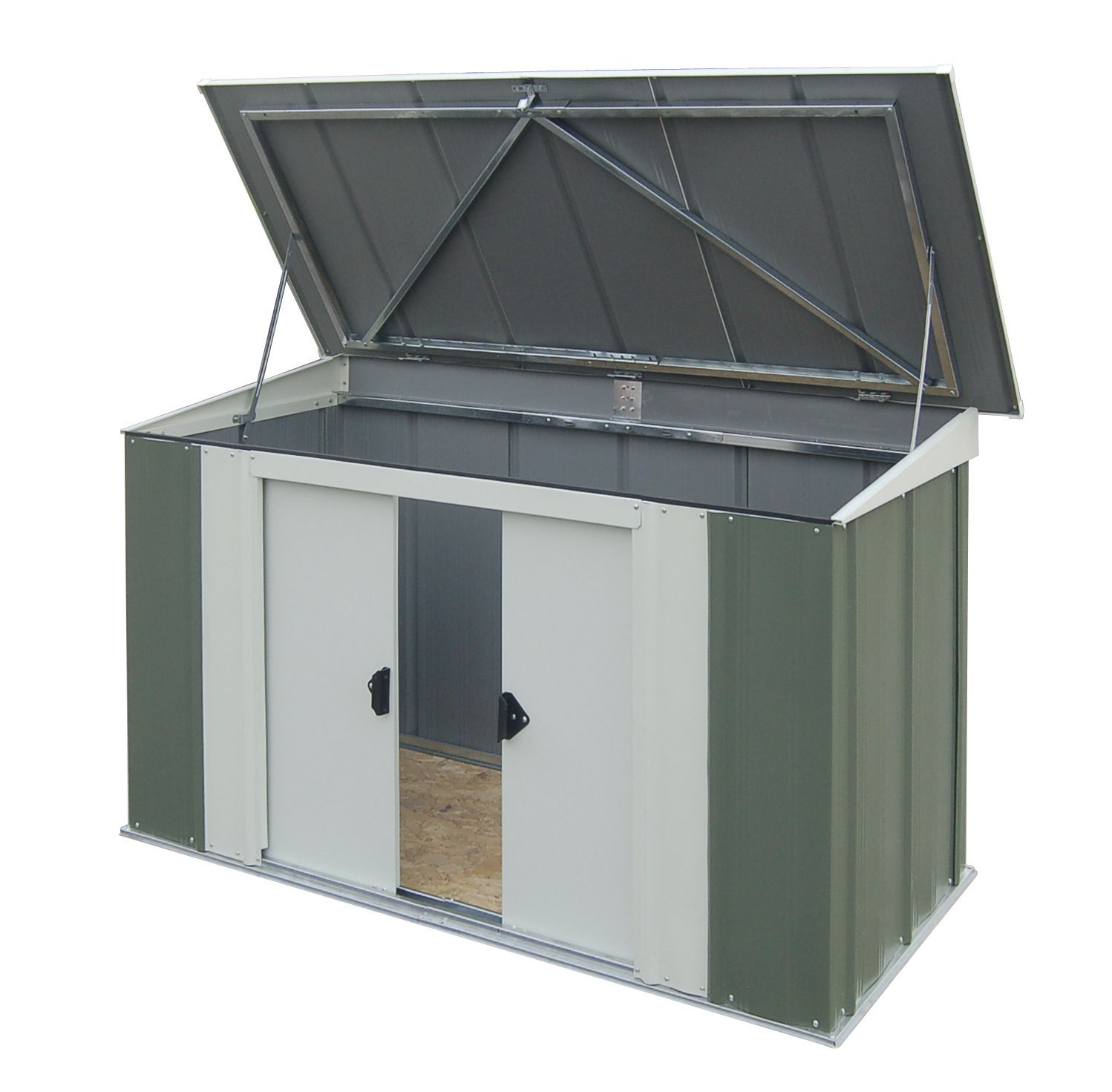 Arrow Greenvale 6x3 Pent Metal Shed - Assembly service included