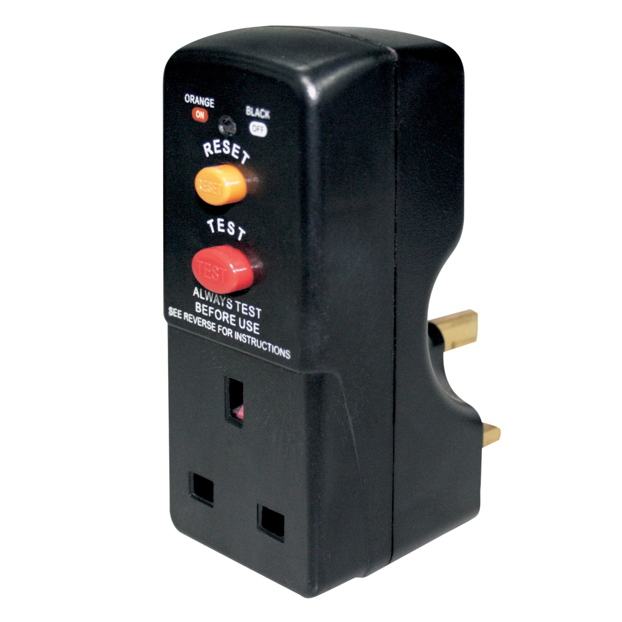 Masterplug RCD adaptor plug