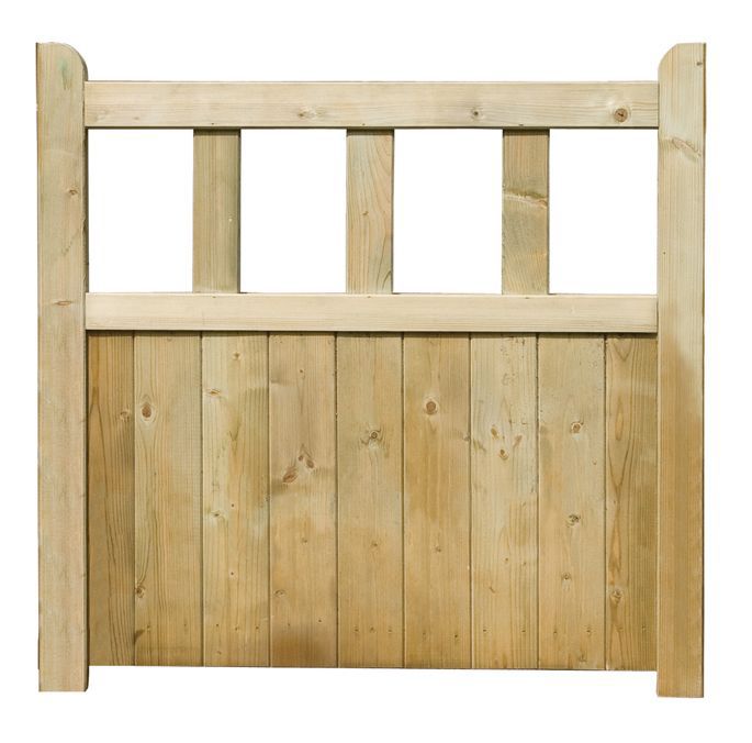 Grange Timber Solid Infill Gate, (H)0.9m (W)0.9m