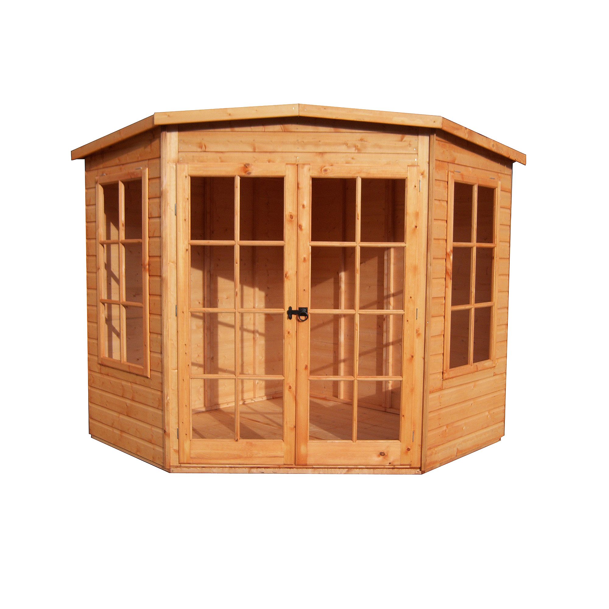 Shire Hampton 10x10 Pent Shiplap Wooden Summer house - Assembly service included