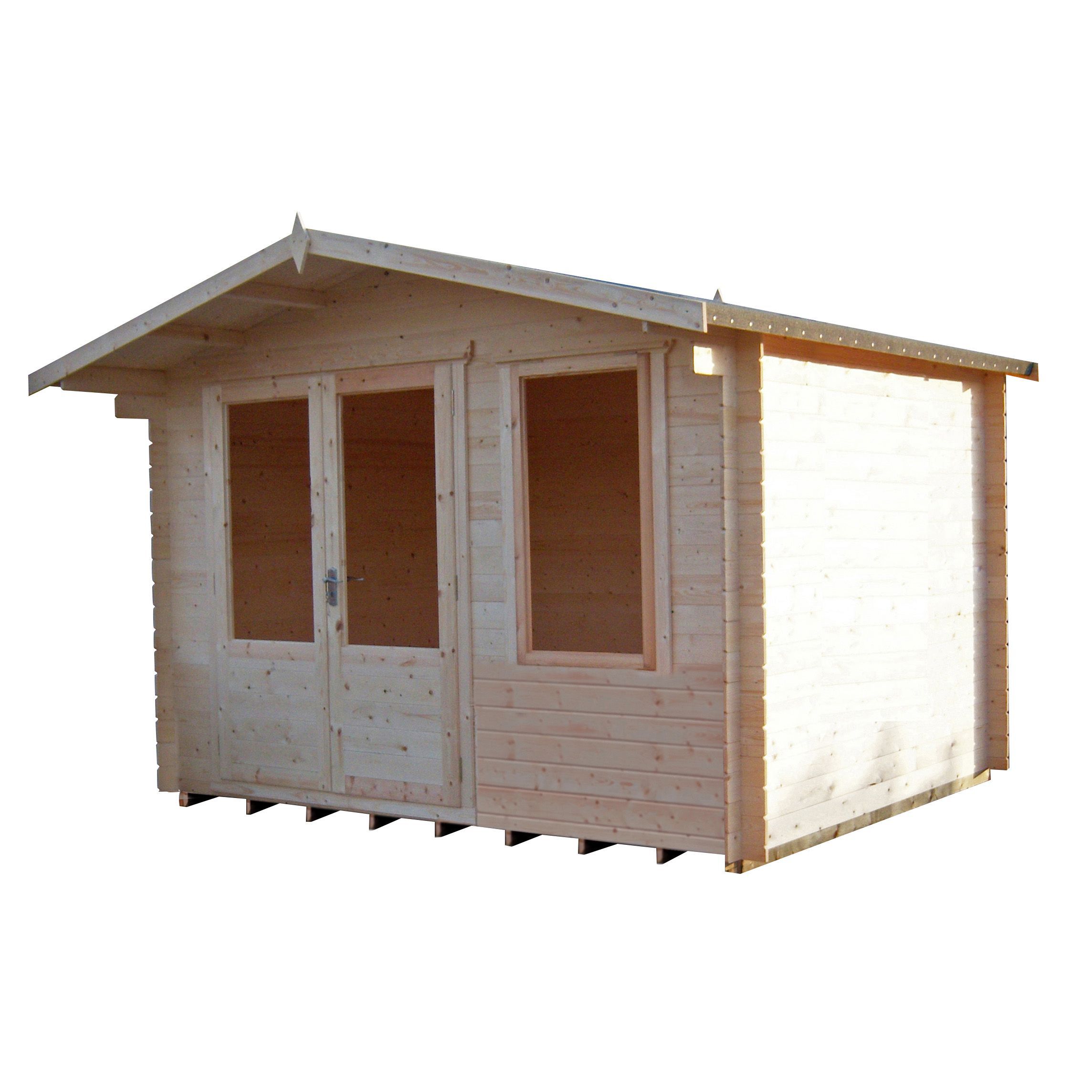 Shire Berryfield 11x8 Apex Tongue & groove Wooden Cabin - Assembly service included