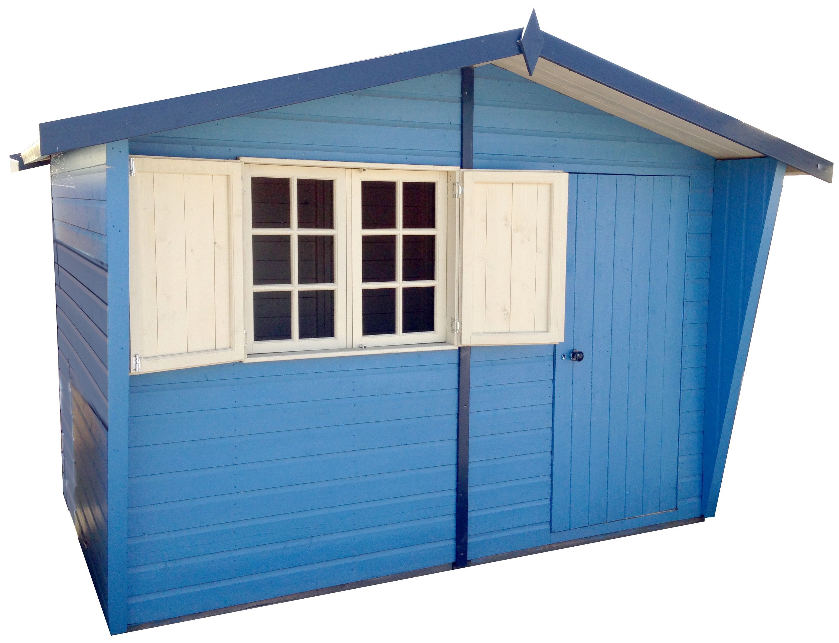 B &amp; Q Shire Cannock 10x8 Apex Tongue &amp; groove Wooden Cabin 