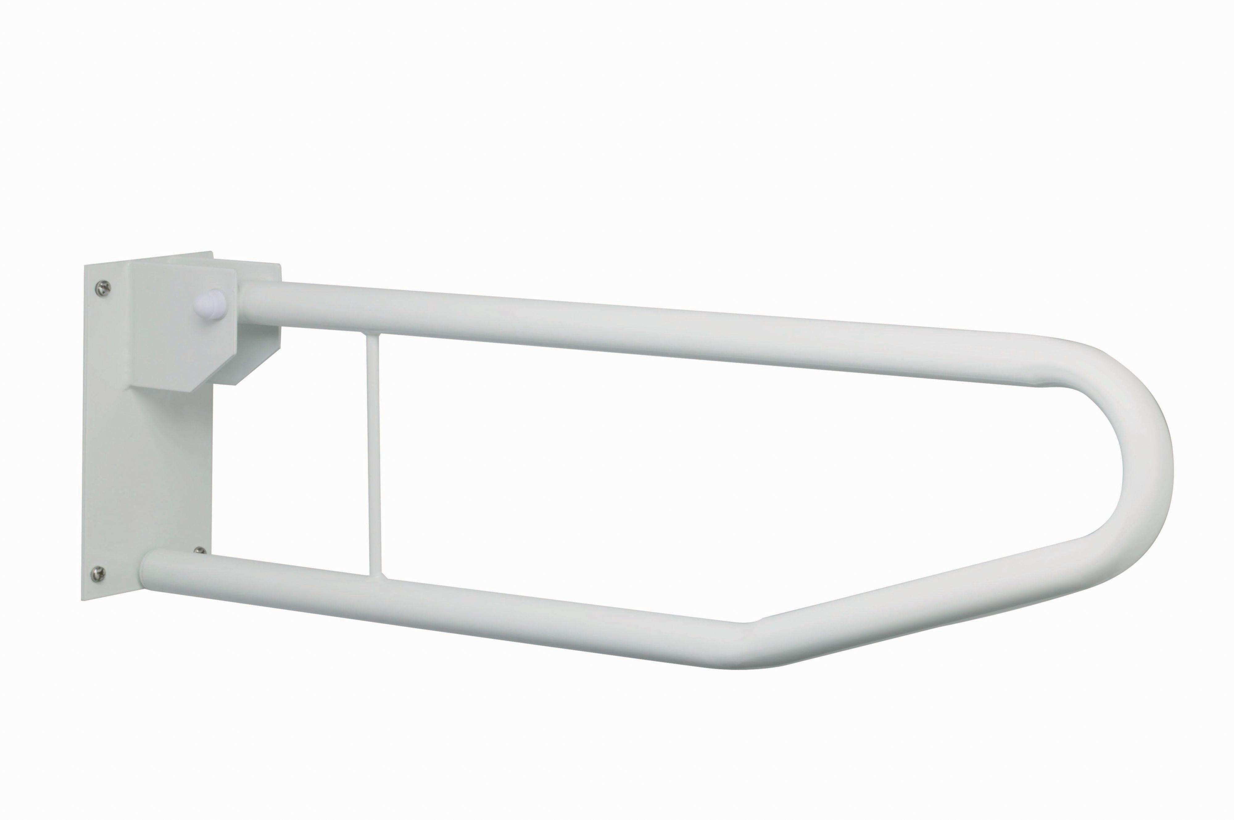 5020833001178 MANGAR SWING UP GRAB RAIL WHITE | DIY at B&Q