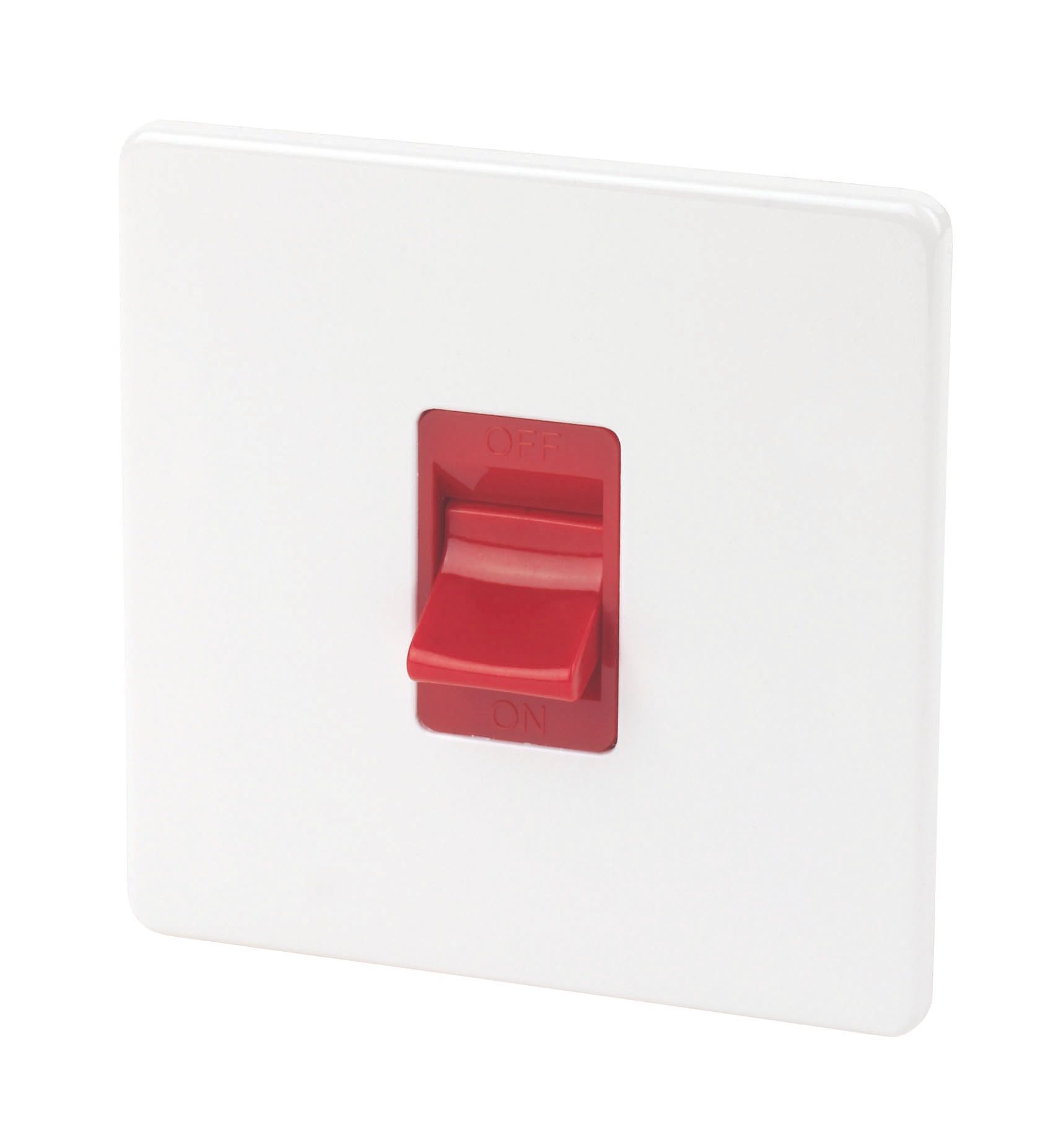 Varilight 45A White Cooker Switch