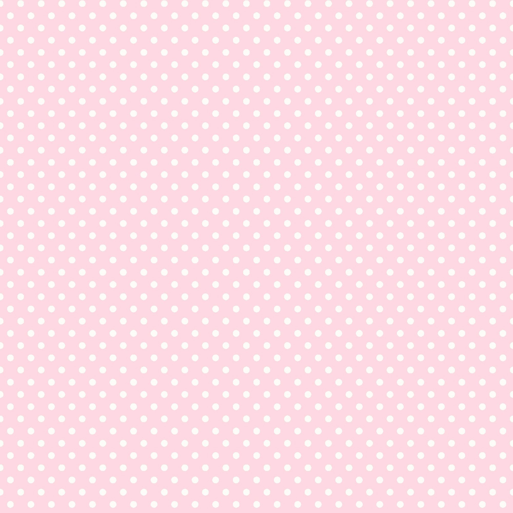 Holden Décor Pink & white Polka dot Wallpaper