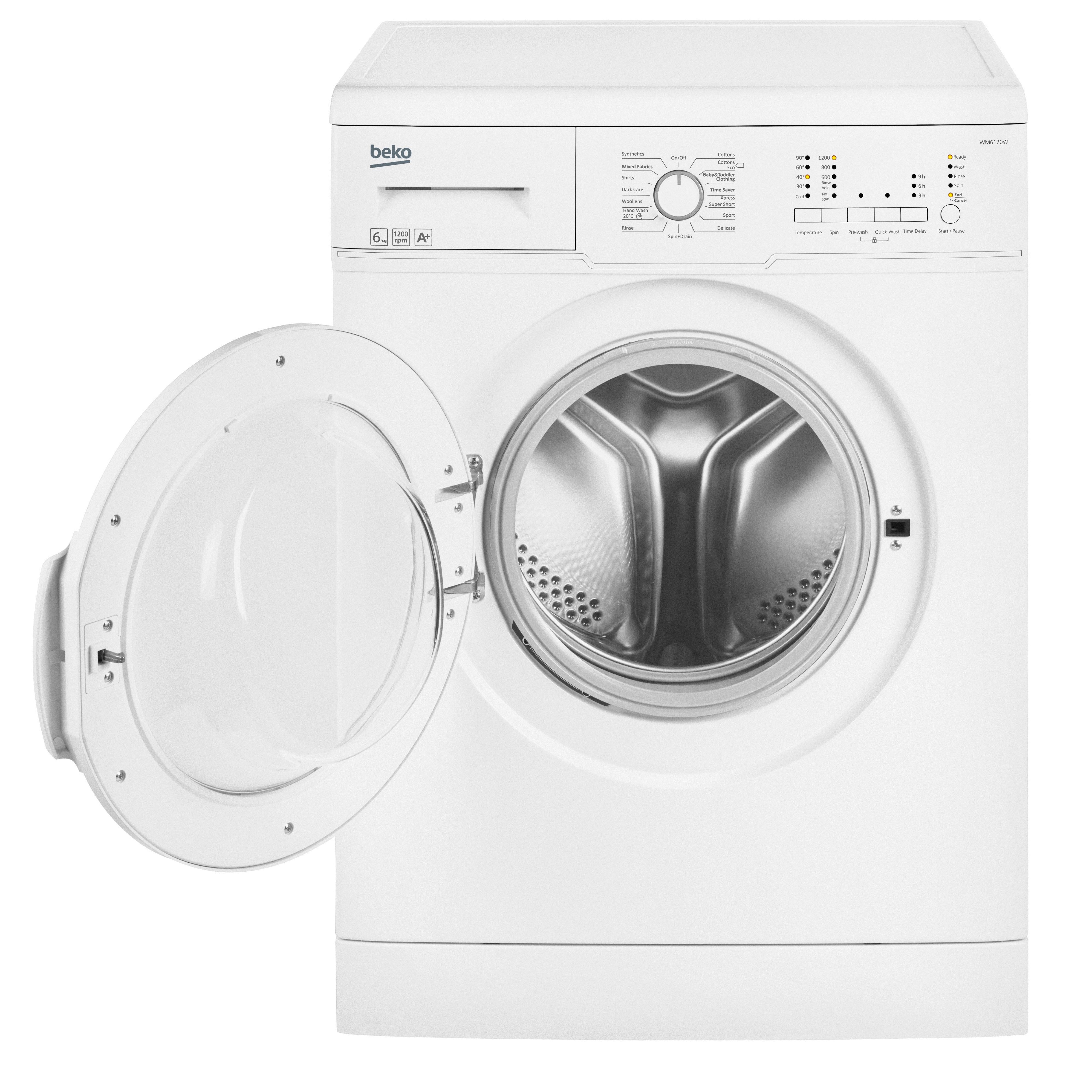 Beko Wm6120 White Freestanding Washing Machine | Beko | US