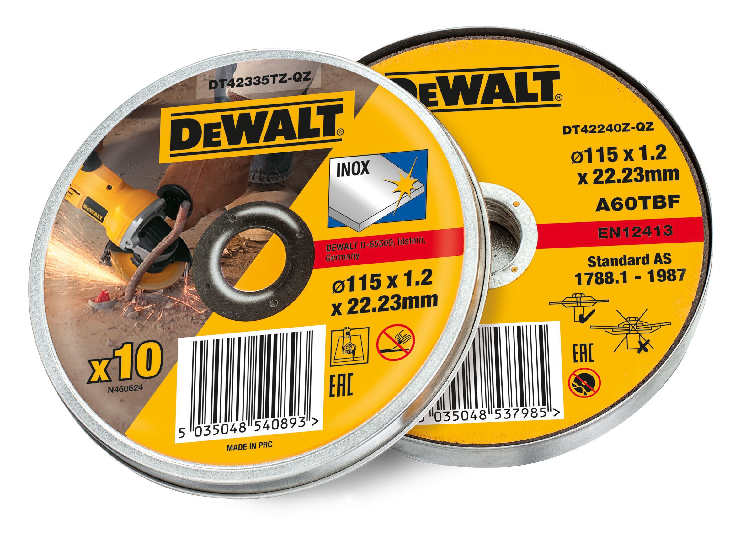 DeWalt Grinding disc 10 Piece Pack