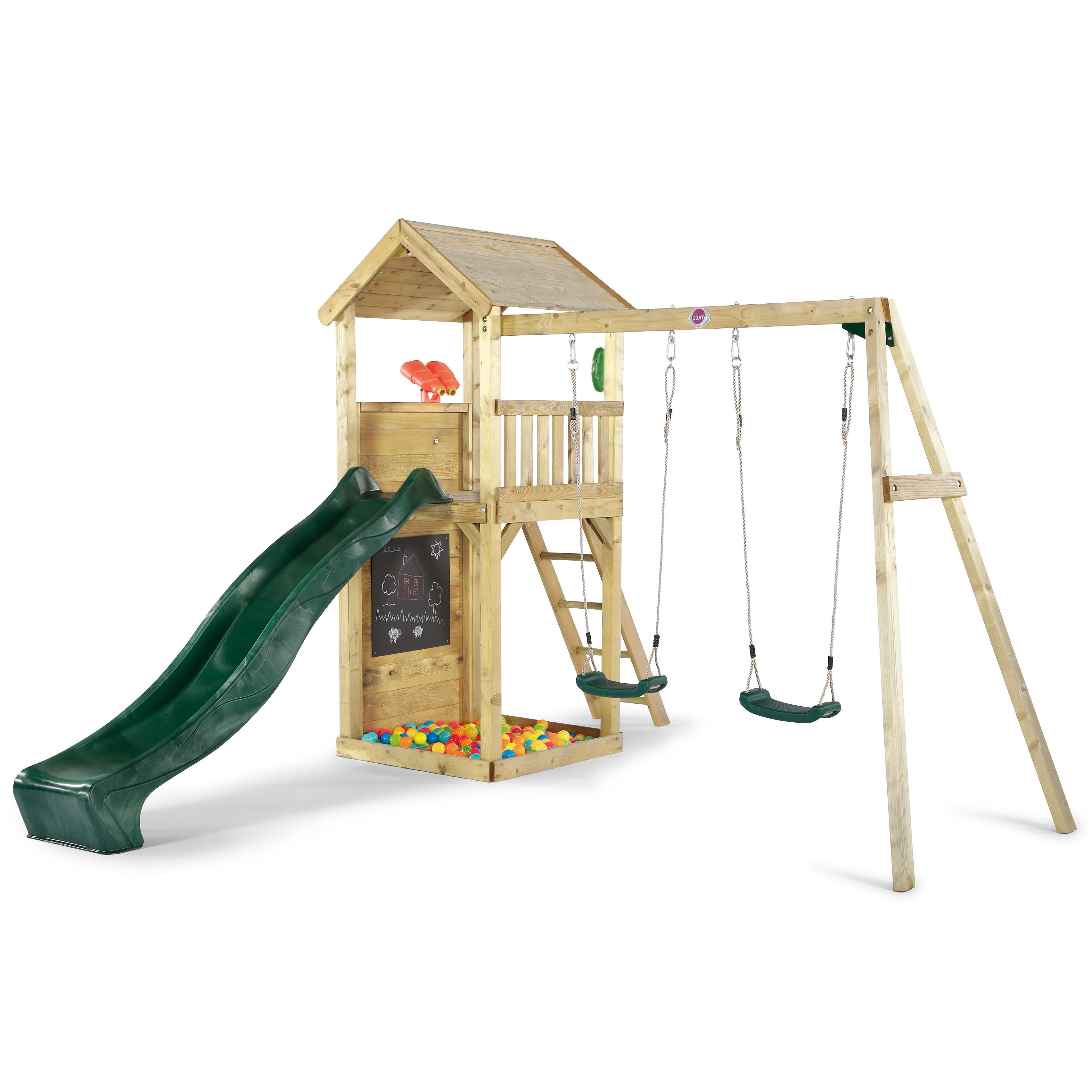 Plum Outdoor Wooden Look out tower