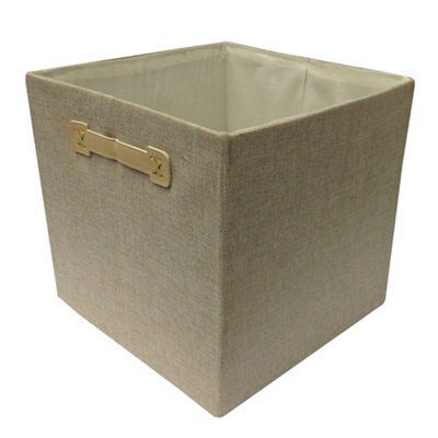 Form Beige Plastic Storage basket (H)31cm (W)31cm