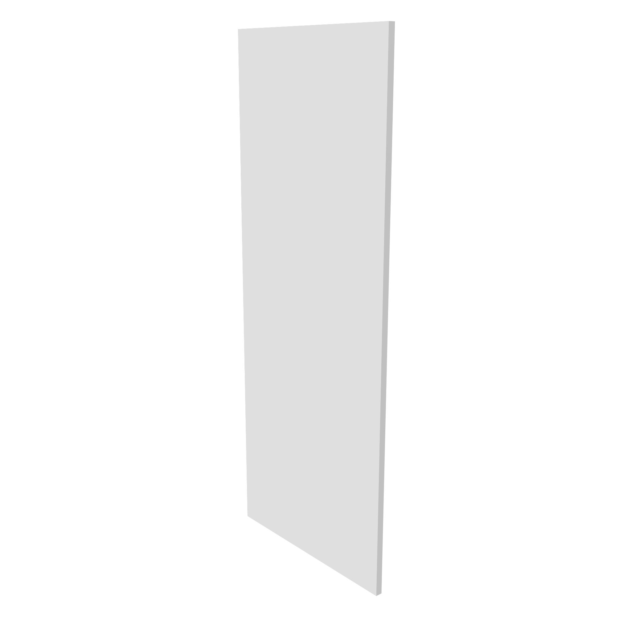 Form Perkin Matt white End panel (L)1208mm (W)480mm
