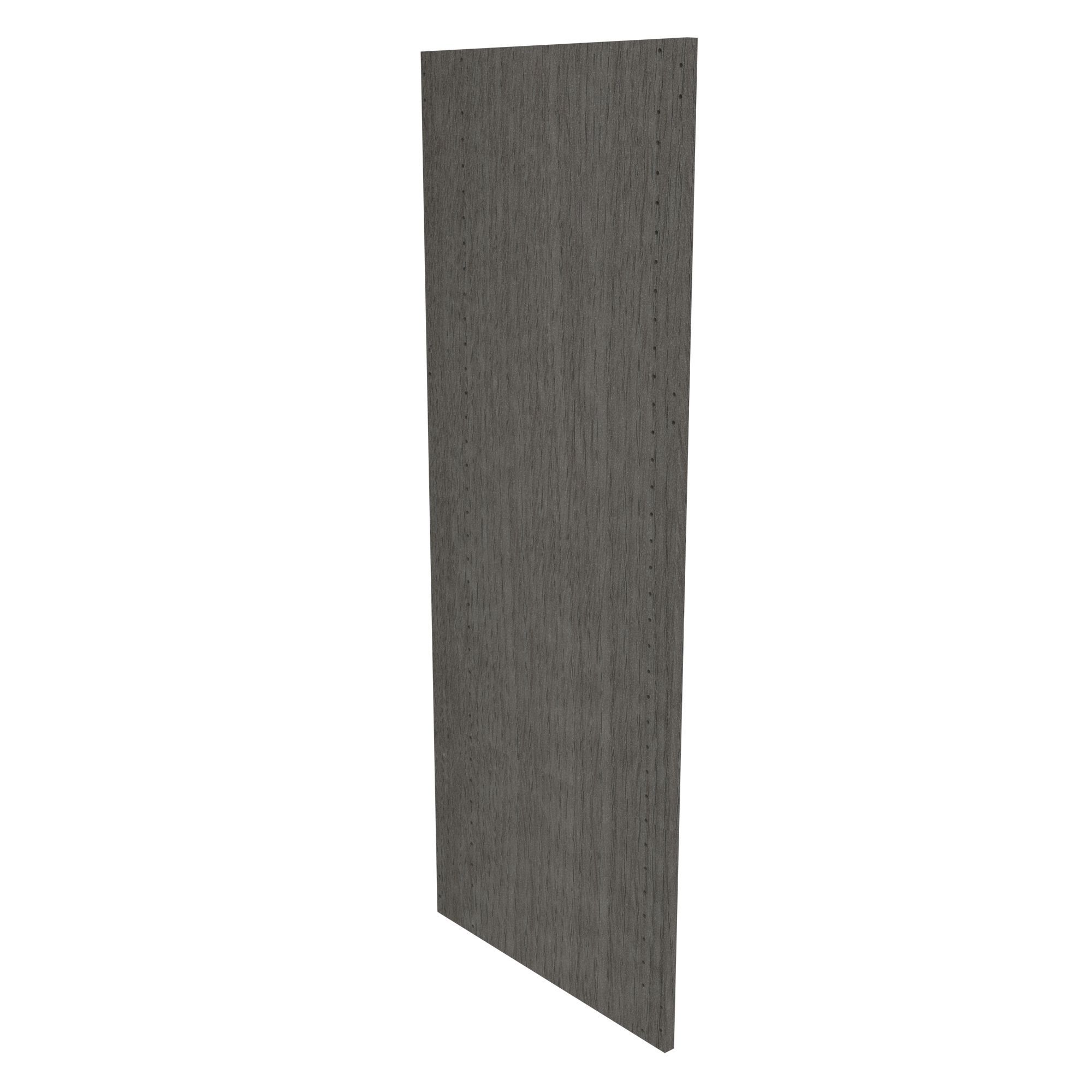 Form Perkin Matt grey oak effect Wardrobe Partition panel (L)1208mm (W)480mm