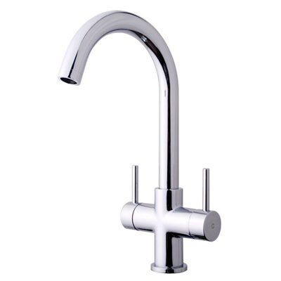 Cooke & Lewis Zale Chrome effect Kitchen Monobloc Tap