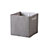 Form Matt grey Fabric Storage basket (H)31cm (W)31cm (D)31cm