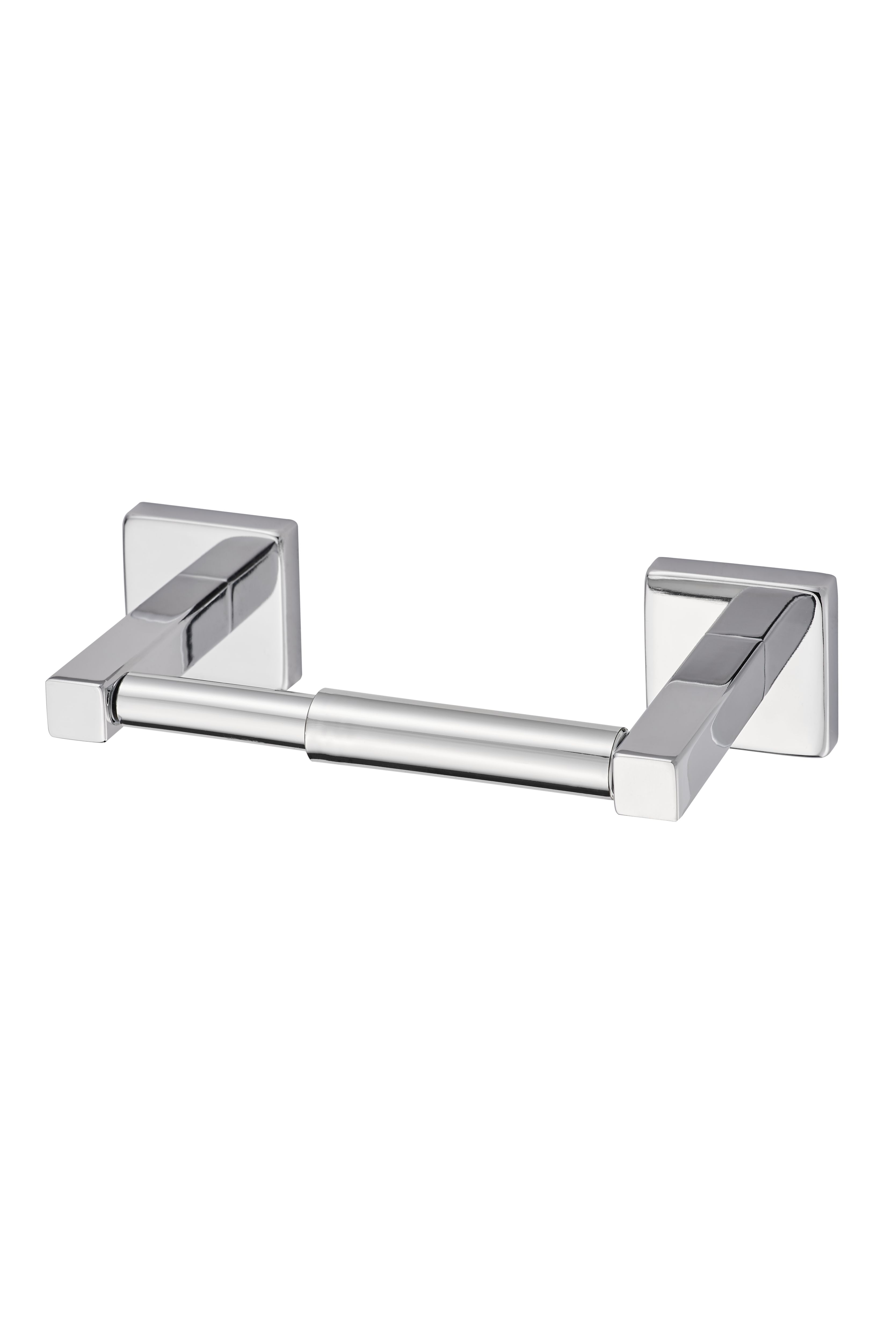 GoodHome Alessano Silver effect Toilet roll holder